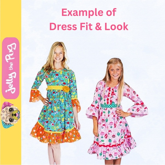 Jelly the Pug Girl Heathers Collection Funky Floral Brooklyn Dress /Sz 6 - Picture 11 of 11